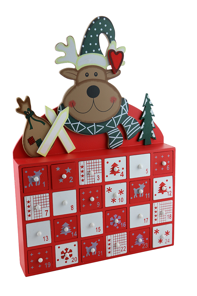 Picture of Three Star MX600 16 x 11 in. Moose Advent Calendar