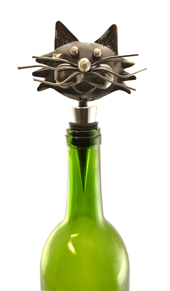 Picture of Three Star Import & Export ZA407 5 in. Cat Wine Stopper