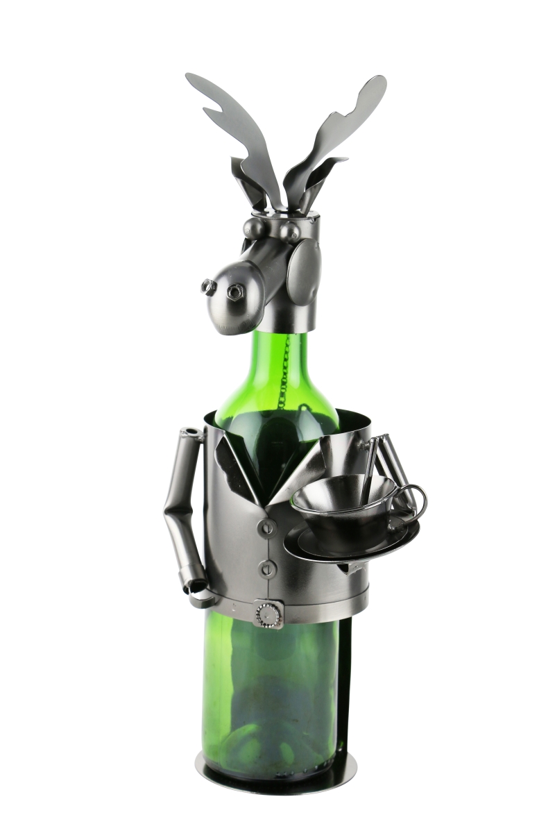 Picture of Three Star Import & Export ZA401 Wine Bottle Holder&#44; Moose Chef