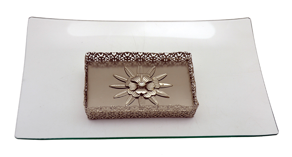 Picture of Three Star Import & Export RS2600 12.5 x 8.5 x 2.5 in. Rectangle Platter on Base