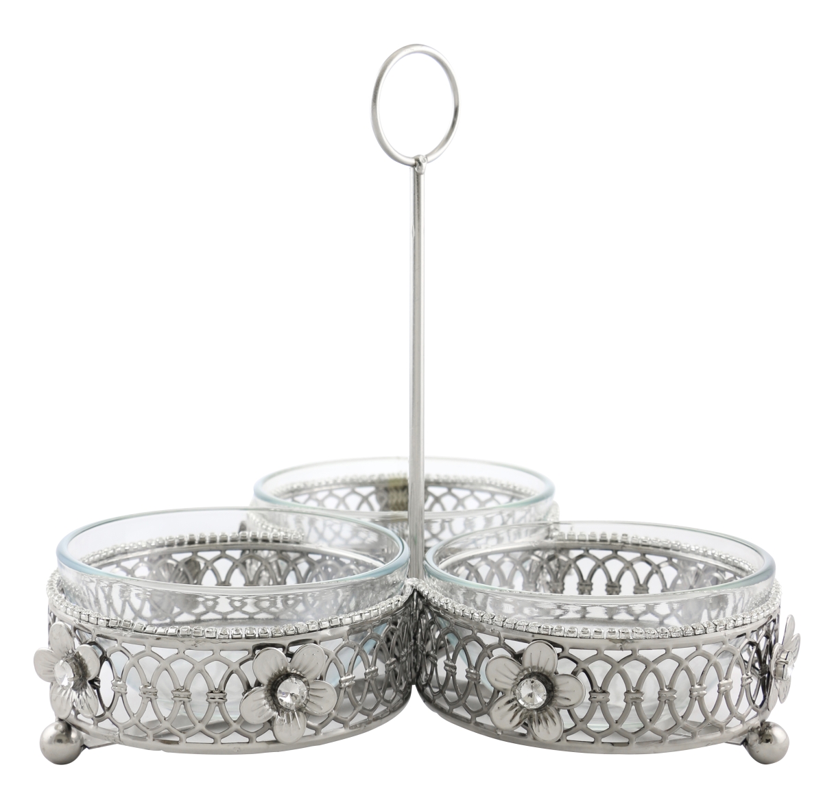Picture of Three Star Import & Export RS2750 10 x 11 in. 3-sectioned Dip Bowls