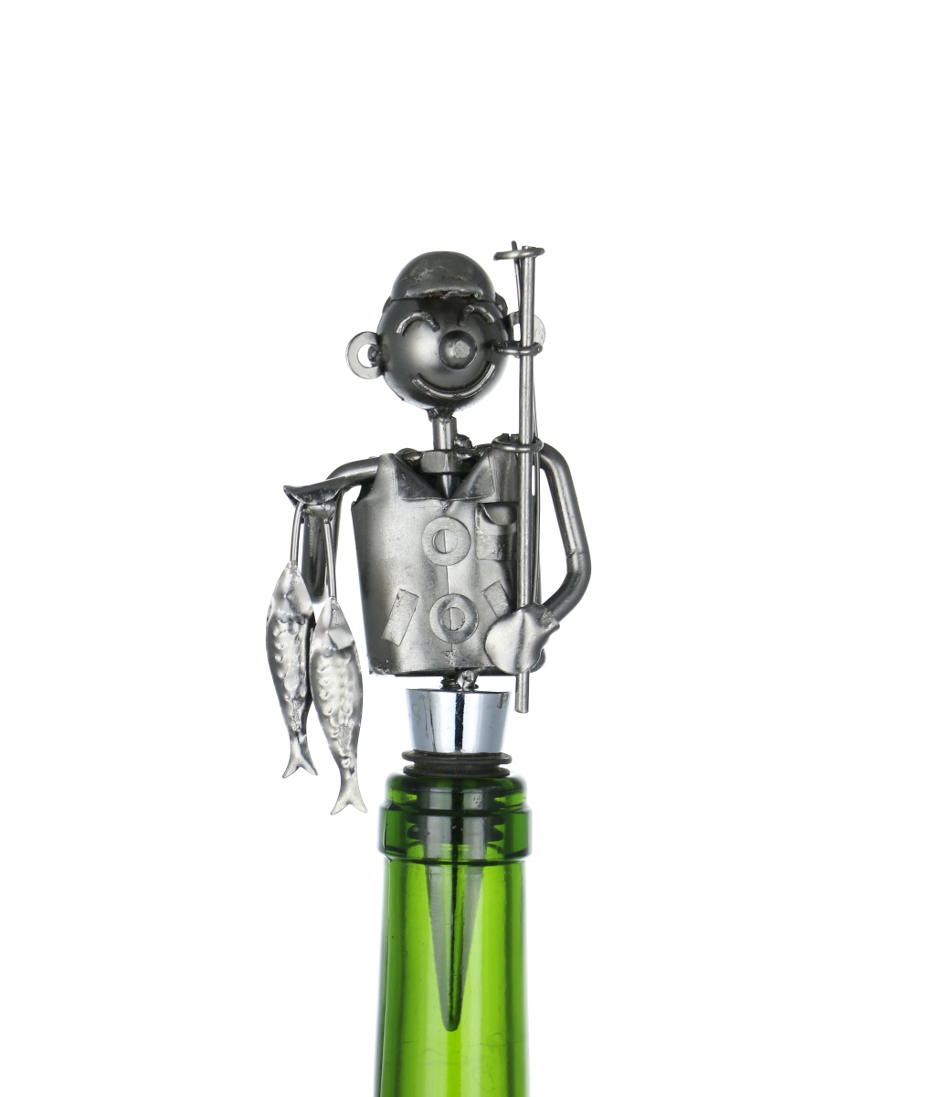 Picture of Three Star Import & Export ZA434 6 in. Fisherman Wine Stopper