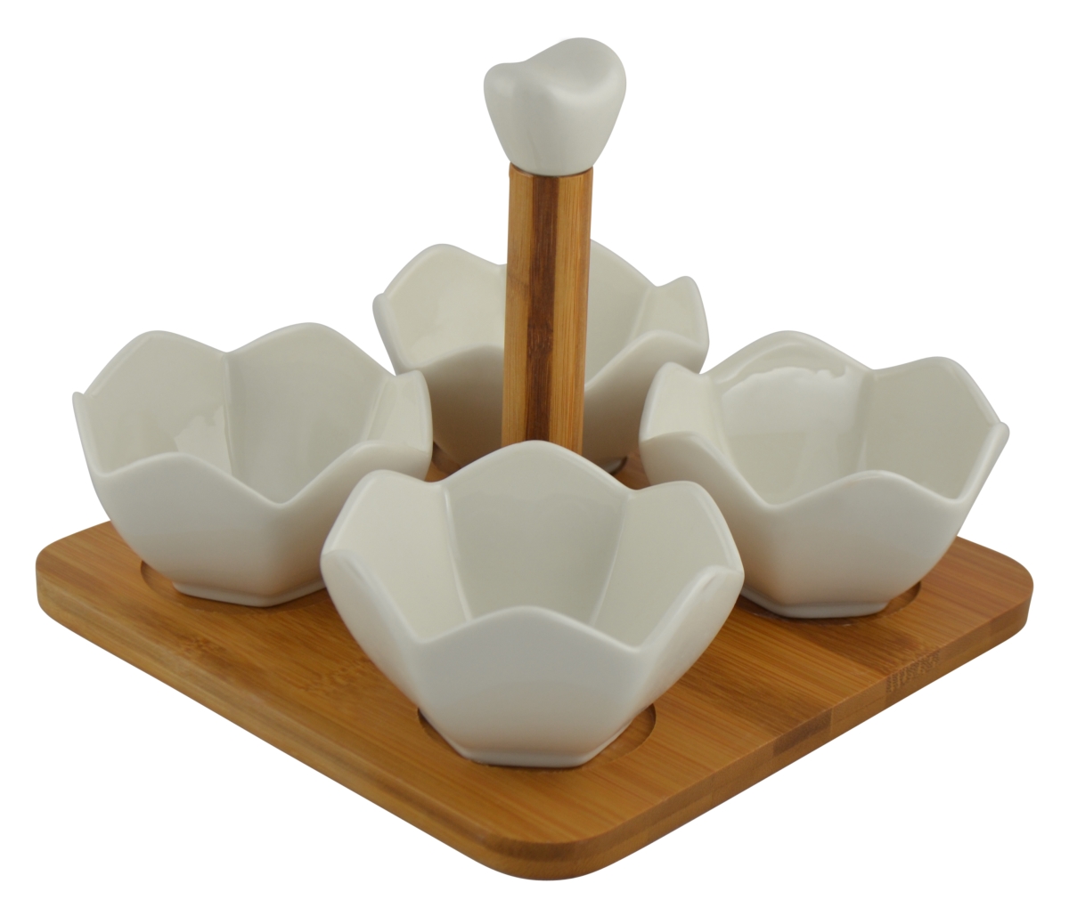 Picture of Three Star Import & Export KW274 7.5 x 7.5 in. 4-Bowl Set with Handle