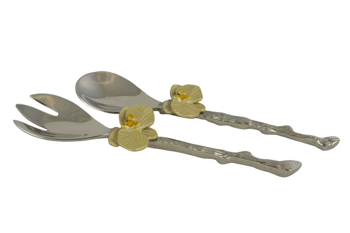 Picture of Three Star Import & Export RH1110 11 in. Spoon & Fork Salad Serving Set
