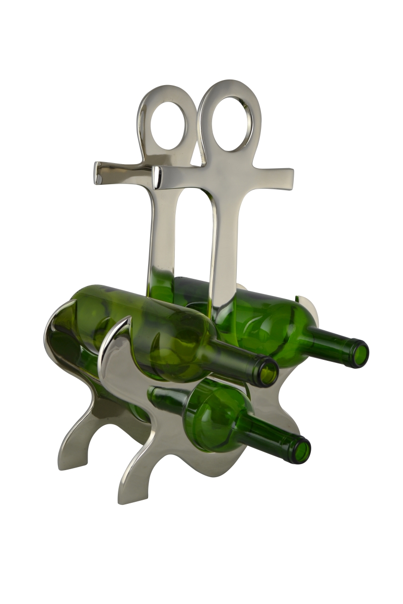 Picture of Three Star Import & Export RH1140 16.5 x 12 x 4.5 in. Anchor Style Wine Bottle Holder