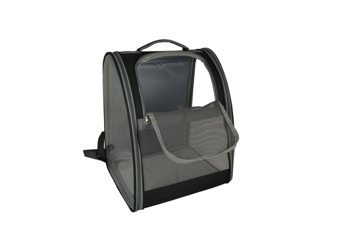 Picture of Three Star Import & Export DB10-BLK 17 x 14 x 11 in. Mesh & Fabric Pet Backpack