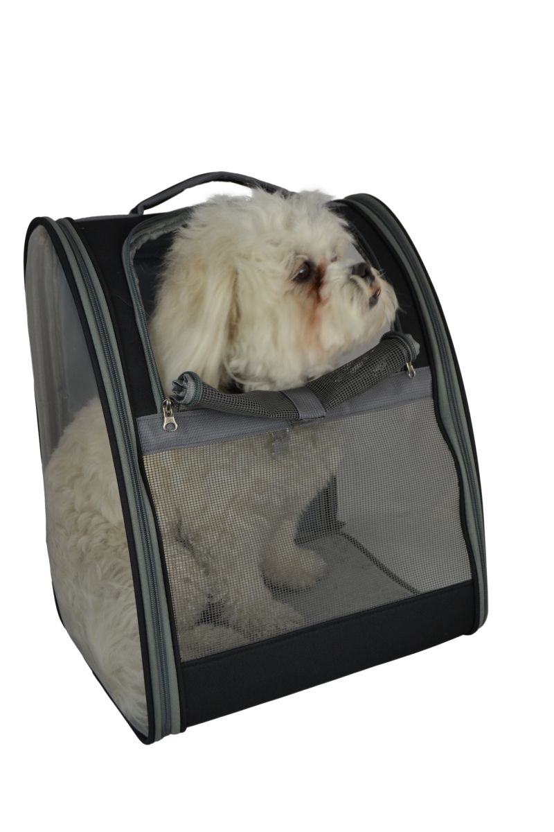 Picture of Three Star Import & Export DB10-BLK 17 x 14 x 11 in. Mesh & Fabric Pet Backpack