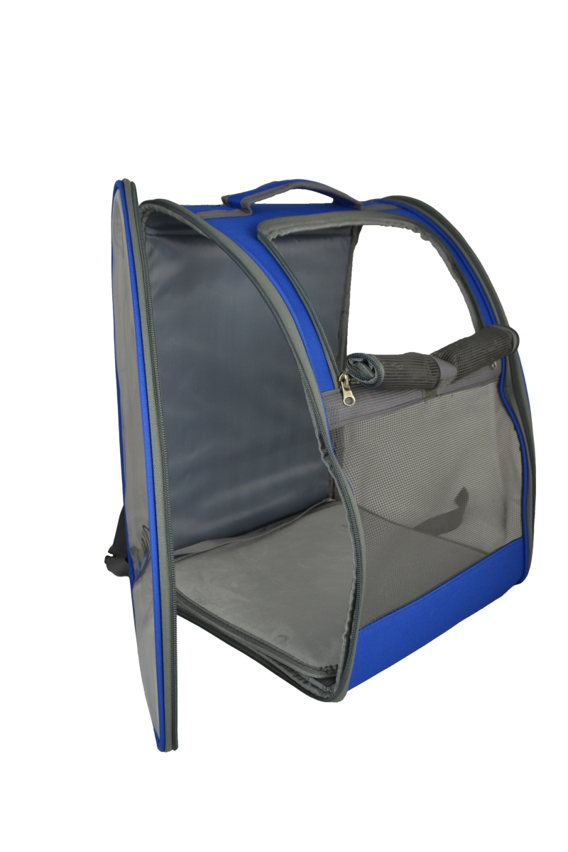 Picture of Three Star Import & Export DB10-BLU 17 x 14 x 11 in. Mesh & Fabric Pet Backpack