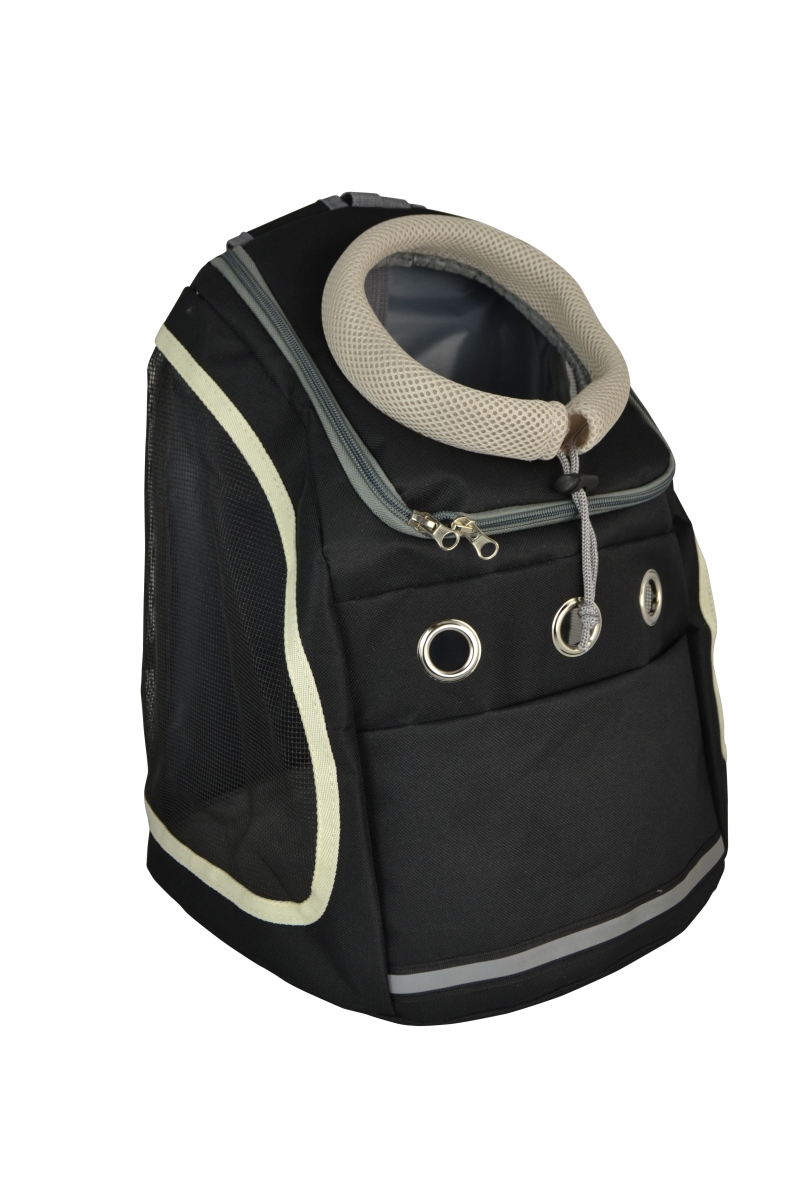 Picture of Three Star Import & Export DB11-BLK 15 x 13 x 10 in. Fabric & Mesh Pet Backpack