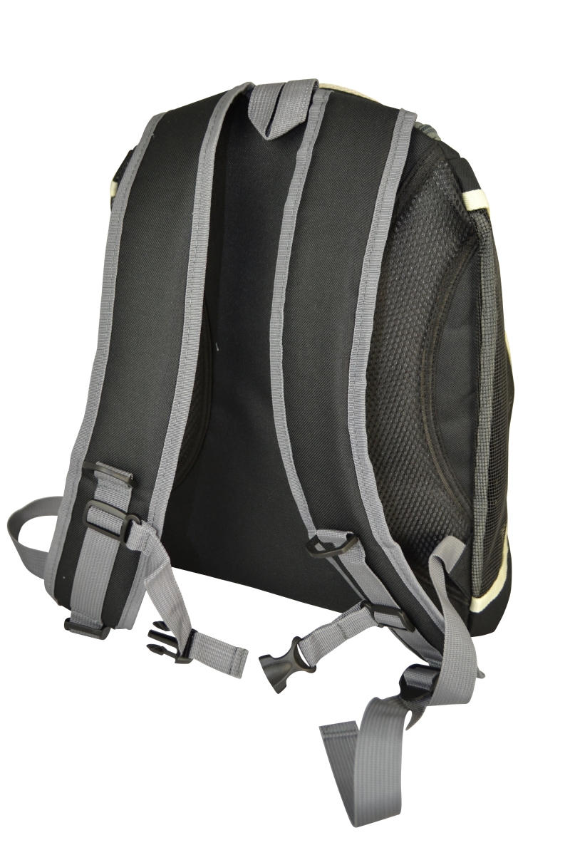 Picture of Three Star Import & Export DB11-BLK 15 x 13 x 10 in. Fabric & Mesh Pet Backpack
