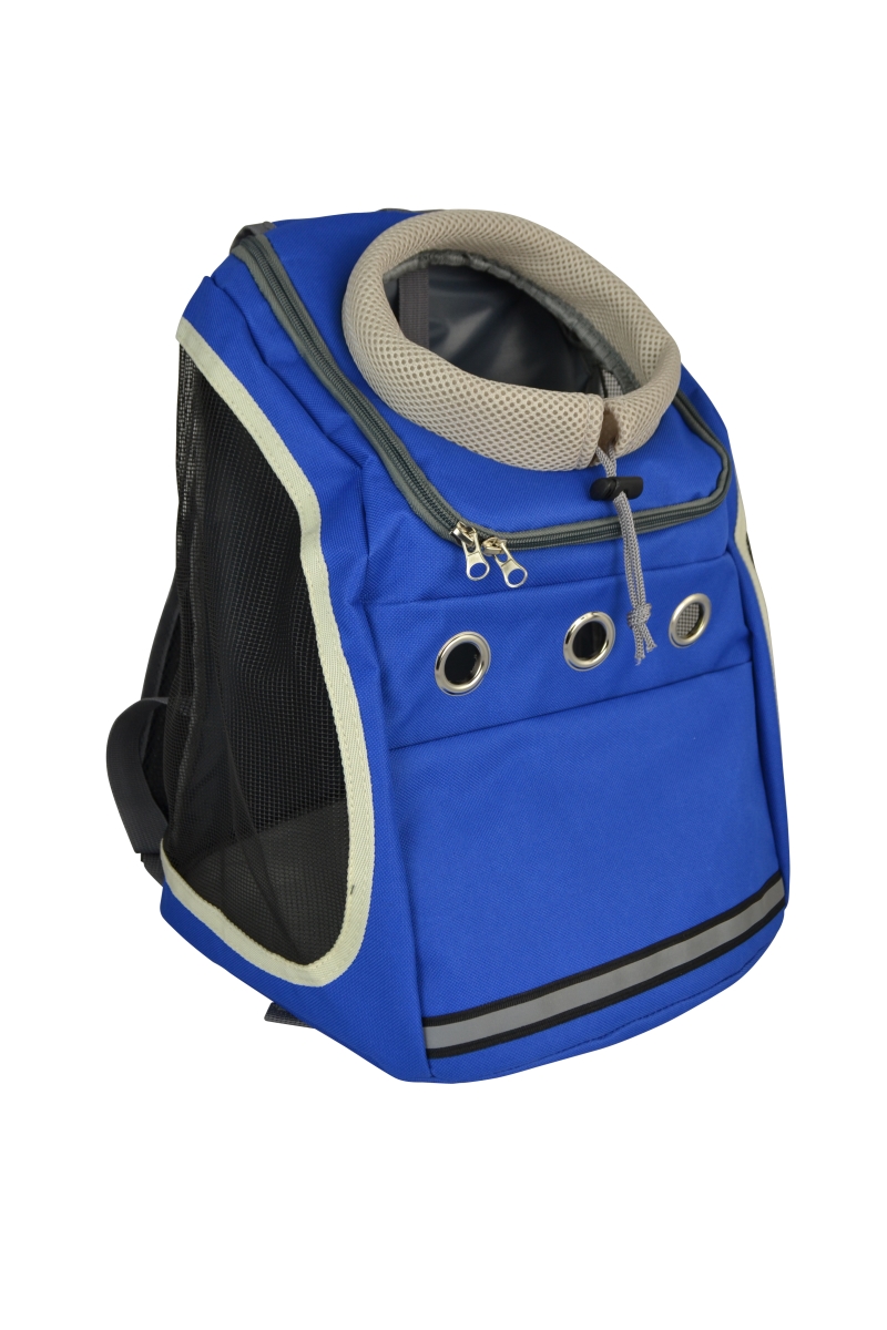 Picture of Three Star Import & Export DB11-BLU 15 x 13 x 10 in. Fabric & Mesh Pet Backpack