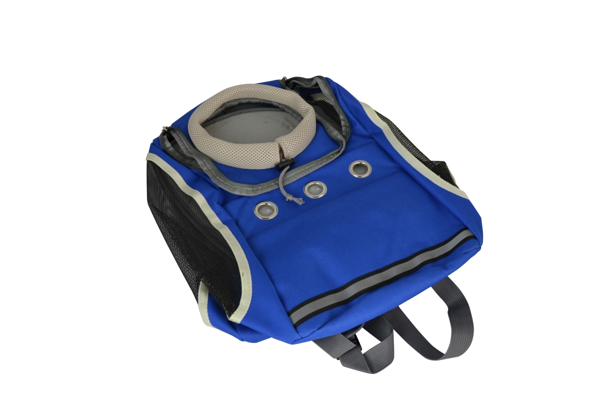 Picture of Three Star Import & Export DB11-BLU 15 x 13 x 10 in. Fabric & Mesh Pet Backpack