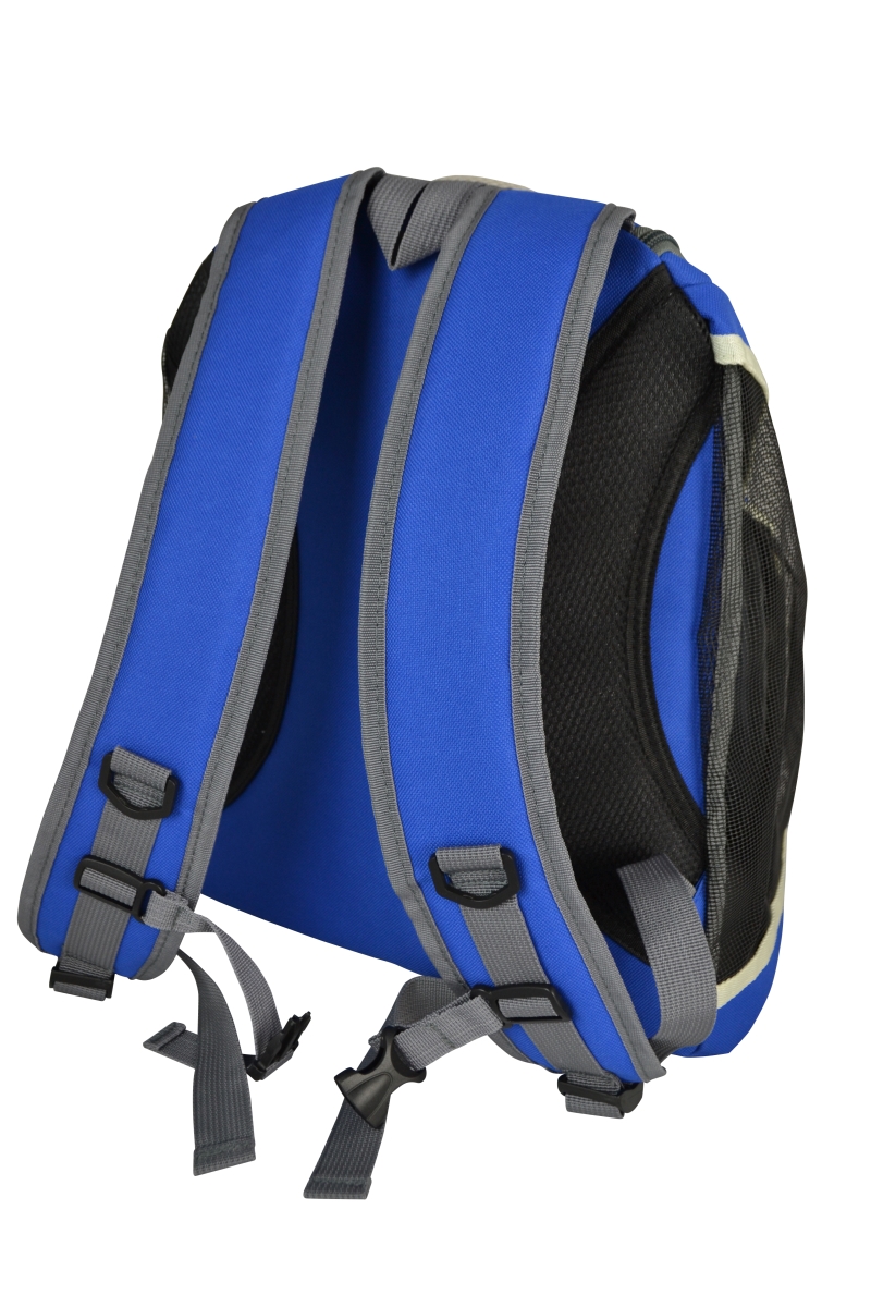 Picture of Three Star Import & Export DB11-BLU 15 x 13 x 10 in. Fabric & Mesh Pet Backpack