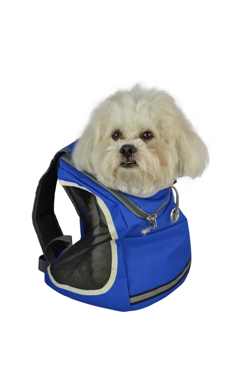 Picture of Three Star Import & Export DB11-BLU 15 x 13 x 10 in. Fabric & Mesh Pet Backpack