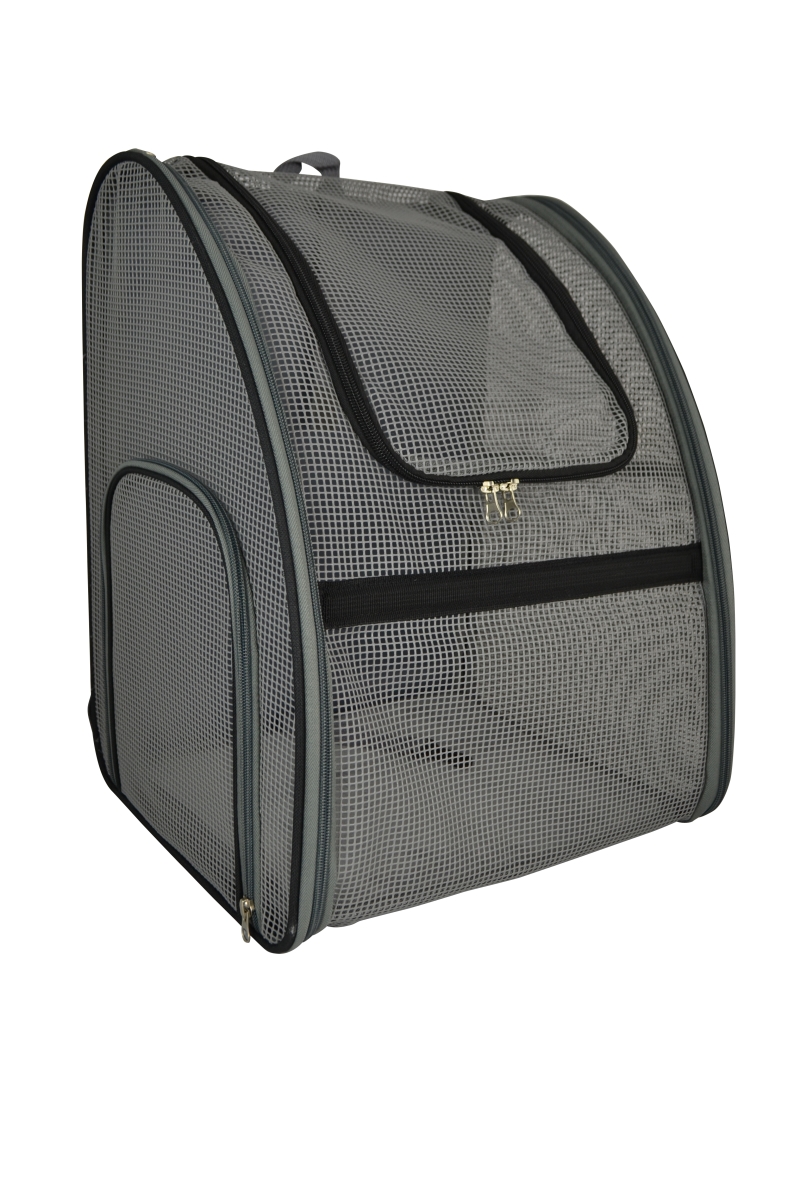 Picture of Three Star Import & Export DB12-BLK 17 x 13 x 11 in. All Mesh Pet Backpack