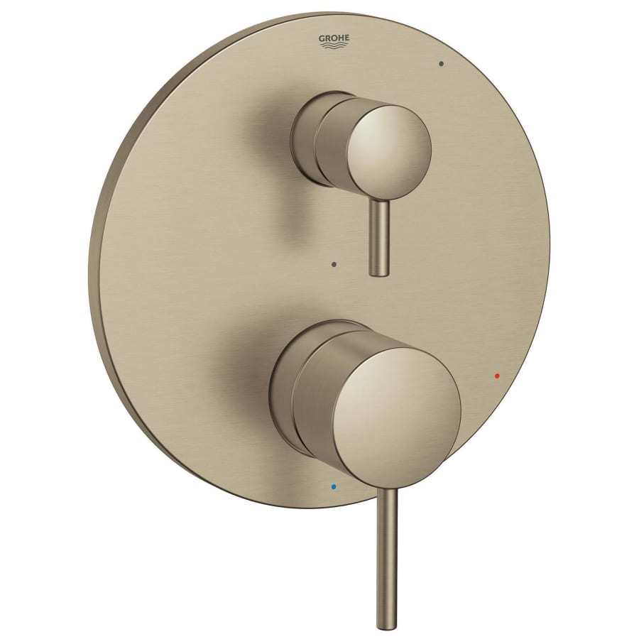 Grohe 29423EN0 Timeless Two Function Pressure Balanced Valve Trim Only with Dual Lever Handles & Integrated Diverter - Brushed Nickel