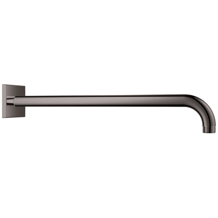 Grohe 26632A00 15 in. Hard Graphite Rainshower Wall Mounted Shower Arm with Flange