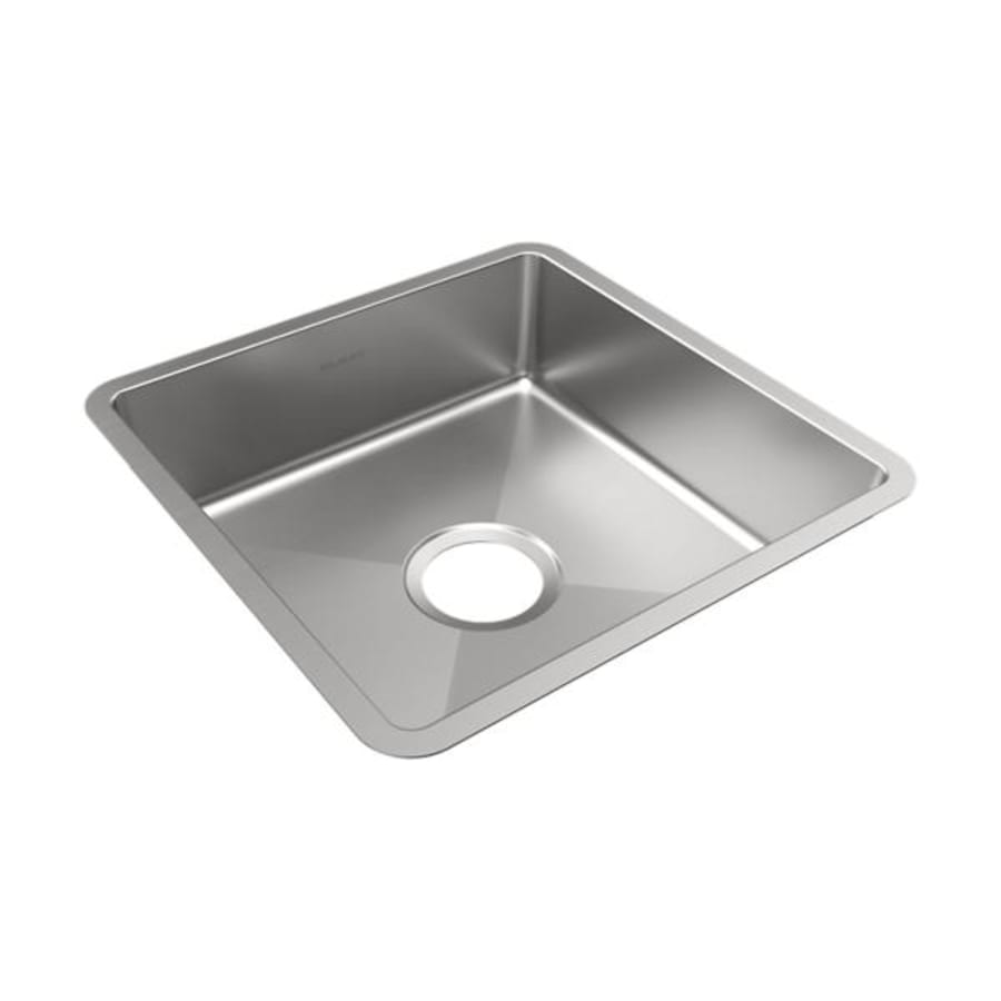 ECTRUAD151550 16 x 16 in. Crosstown Single Bowl Undermount Sink