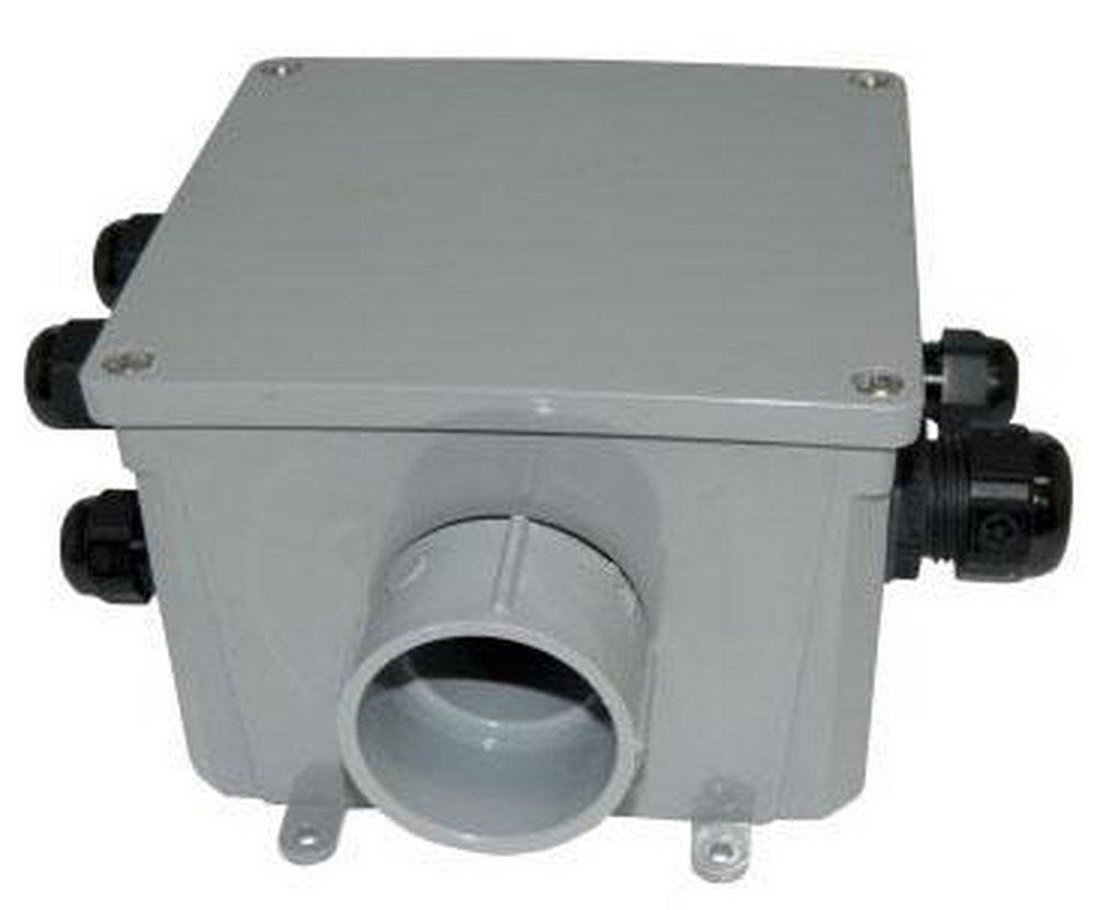 10-1402 6 x 6 x 4 in. PVC Deluxe Junction Box