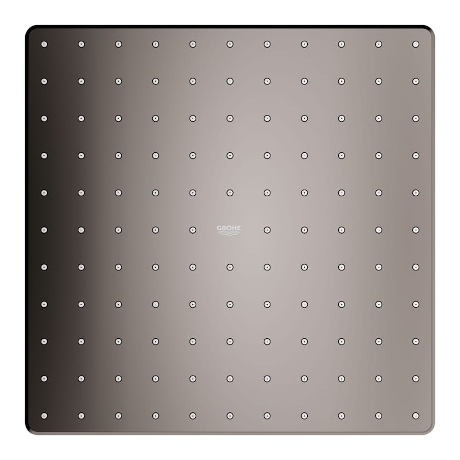 Grohe 26570A00 Hard Graphite Rainshower 1.75 GPM Single Function Square Rain Shower Head
