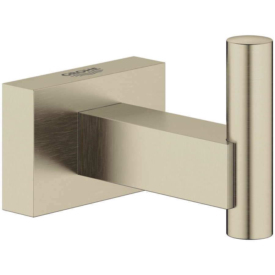 Grohe 40511EN1 Essentials Cube Robe Hook with Star Light Technology - Brushed Nickel