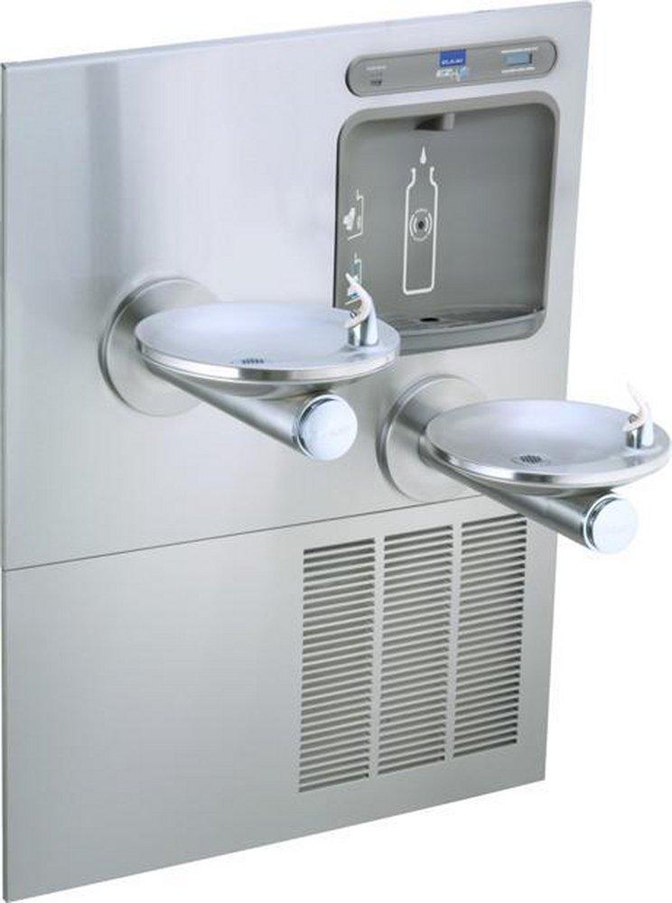 LRPBD28WSC Filtered Refrigerated Bottle Filling Station with Bi-Level Water Cooler, Stainless Steel