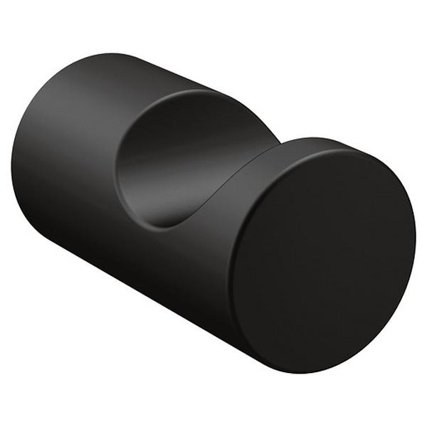 YB0403BL Align Matte Black Single Robe Hook