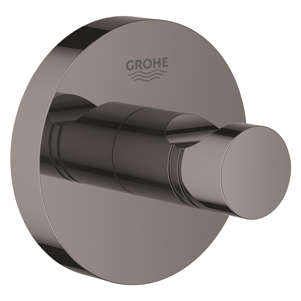 Grohe 40364A01 Essentials Robe Hook, Hard Graphite