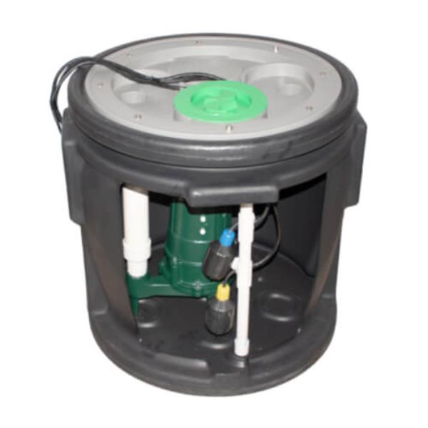 Picture of Zoeller 912-1142 24 x 24 in. BN264 Preassembled Sewage System with 2V2D