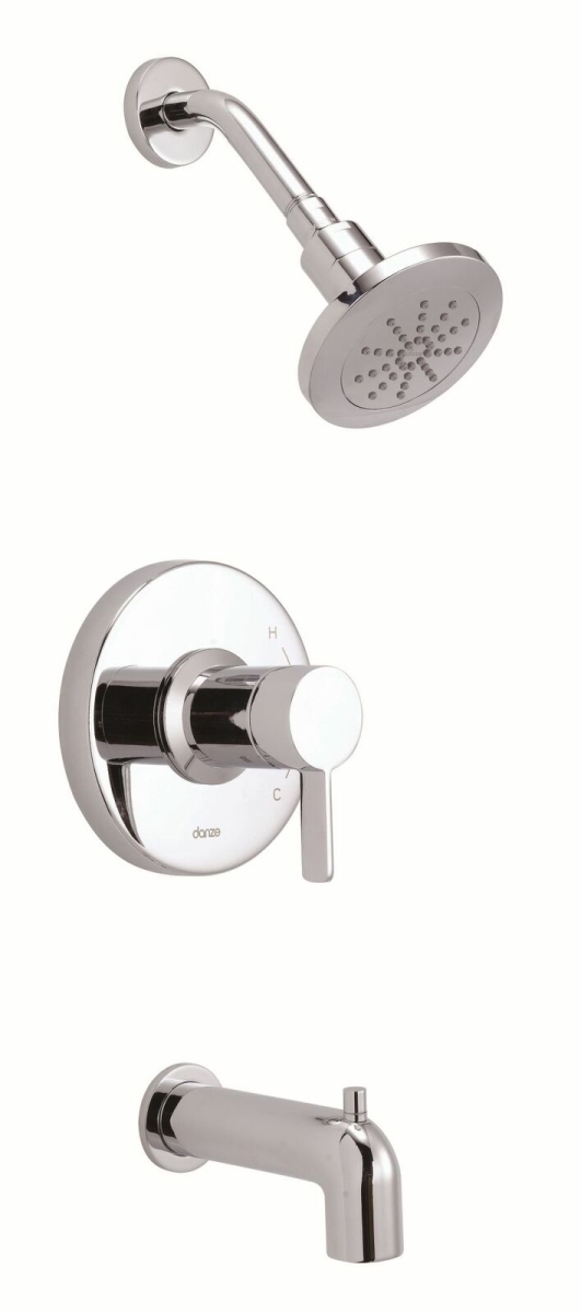 Picture of Gerber D512030TC Amalfi 1H Tub & Shower Trim Kit & Treysta Cartridge with Diverter on Spout 2.0 GPM&#44; Chrome