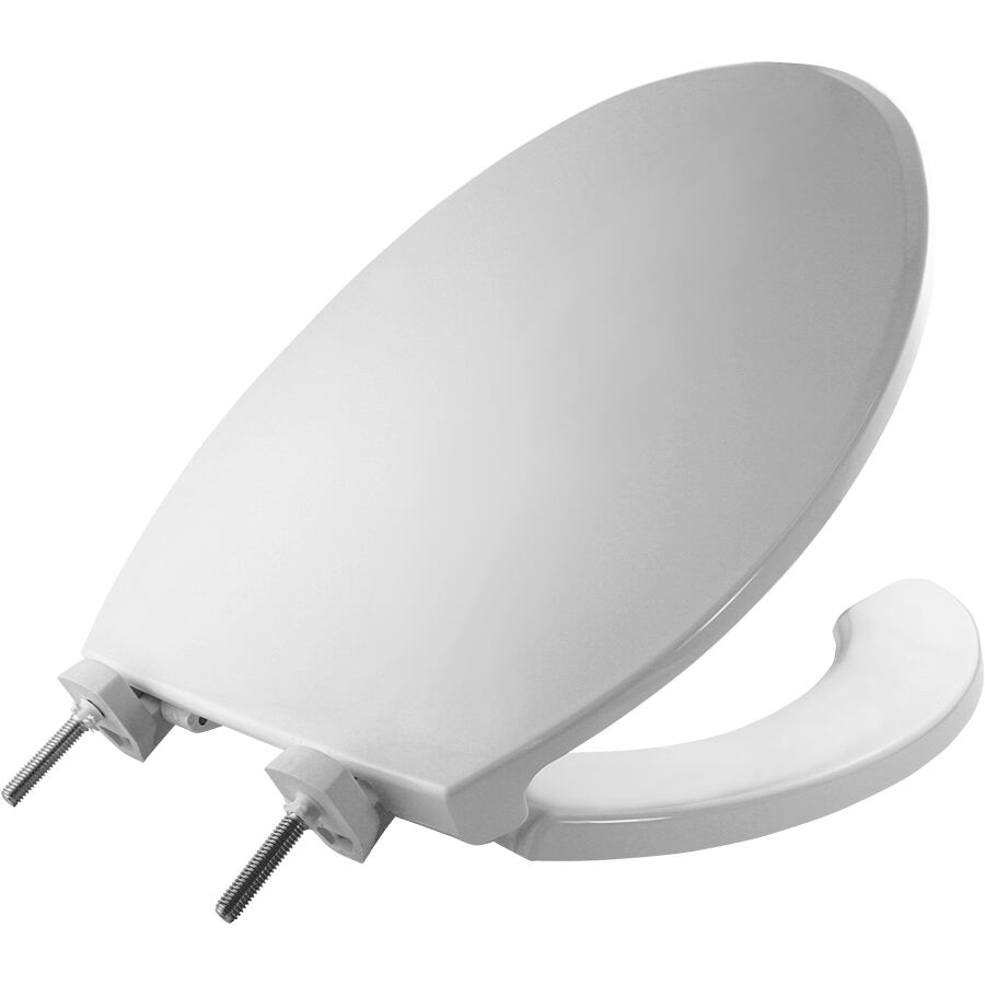 Picture of Bemis 7650TDG 000 Elongated Open-Front Toilet Seat, White