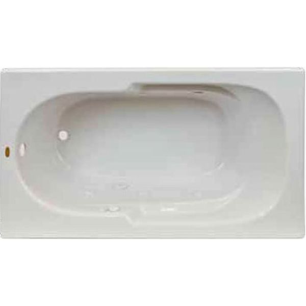 Picture of Jacuzzi J2D6036BUXXXXW 19.25 x 36 x 60 in. Signature Rectangle Drop-in Soaking Bathtub, White