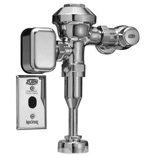 Zurn Industries ZEMS6003AV-ULF Exposed Hardwired Sensor Diaphragm Flush Valve for Urinals - 0.13 gpf, 11 1/2 Rough In, Low Flow, Exposed Sensor, Chrome