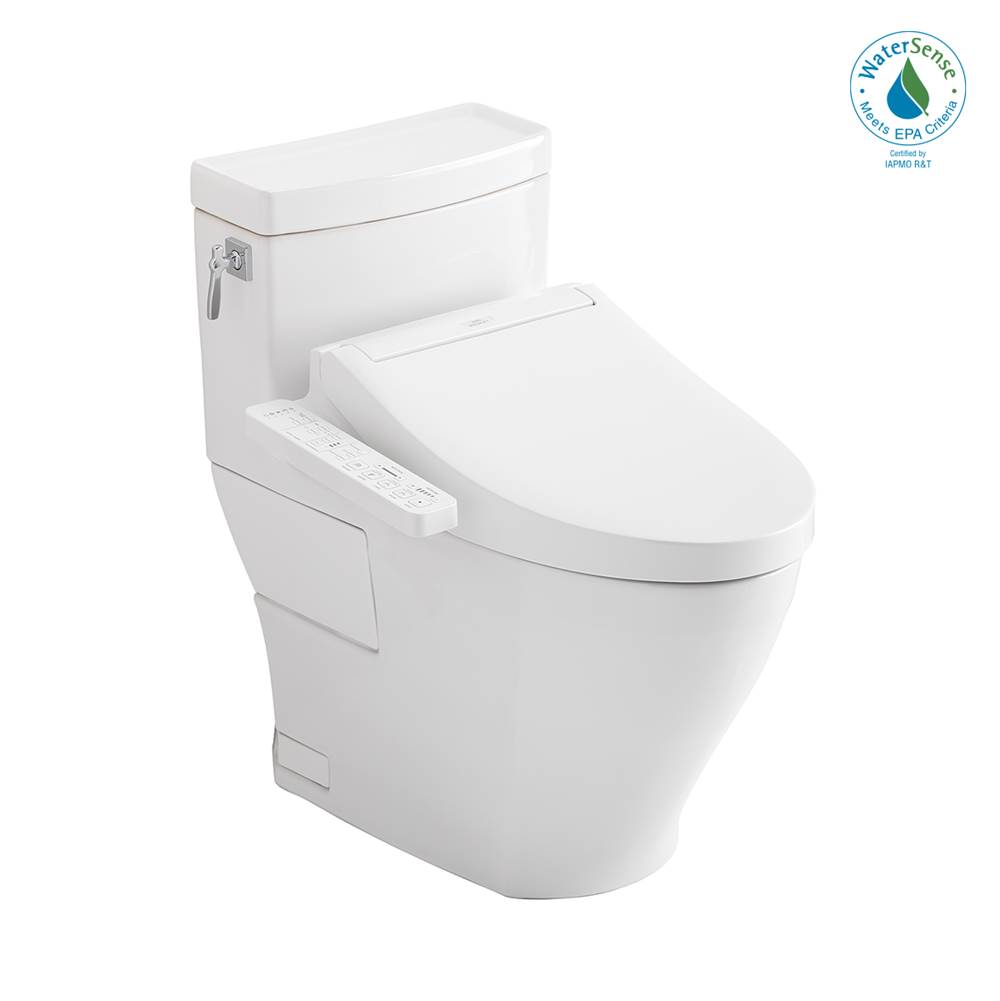 MW6263074CEFG-01 Washlet Plus Elongated Toilet with C2 Bidet Seat, Cotton White -  Toto, TO578033