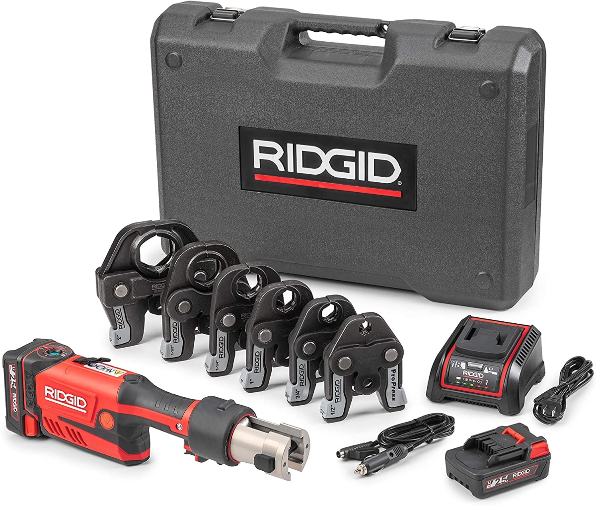 Cordless Press ToolKit,7200lbCrimp Force