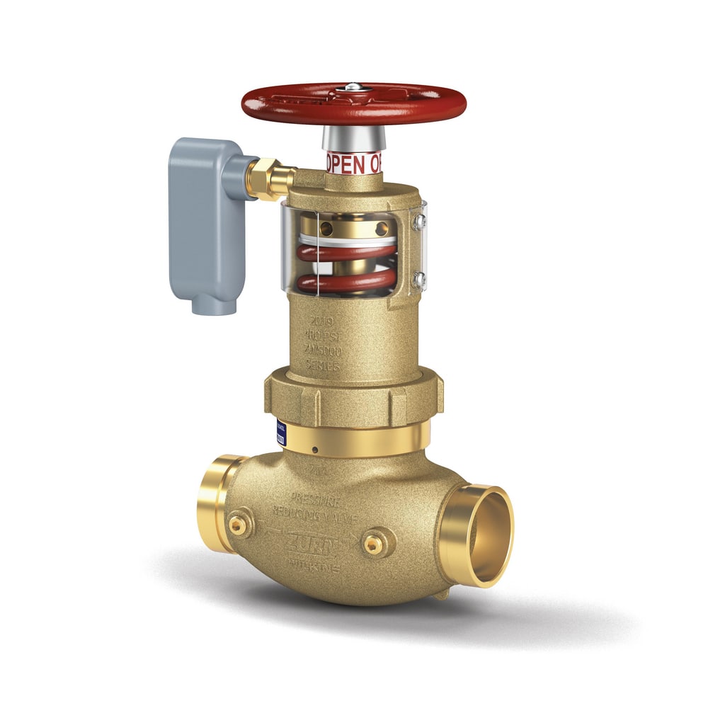 WZW5004ILGL 2.5 in. Grooved Inline Body Sprinkler Valve, Rough Bronze