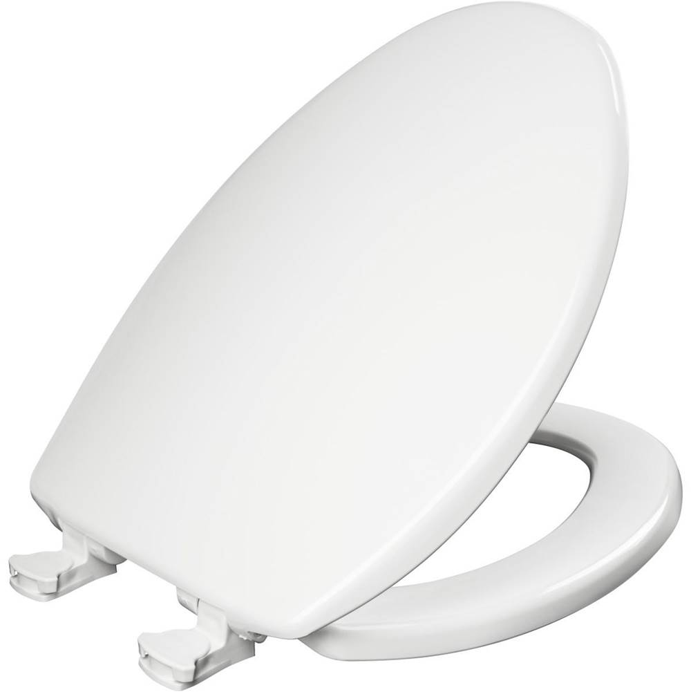 Picture of Bemis 7300EC 000 Elongated Closed Front Easy Clean Hinge Plastic Toilet Seat&#44; White