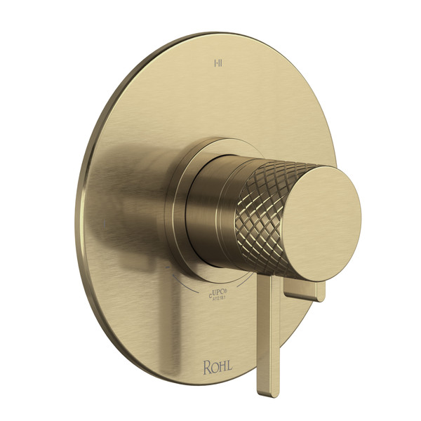 Picture of Rohl TTE23W1LMAG Tenerife 0.5 in. Thermostatic & Pressure Balance Trim with 3 Functions - Antique Gold