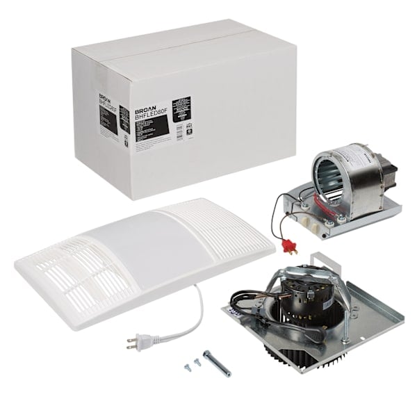 BHFLED80F 1.5 GPM 80 CFM Power Heat LED & CCT Heater Finish Pack Fan Light