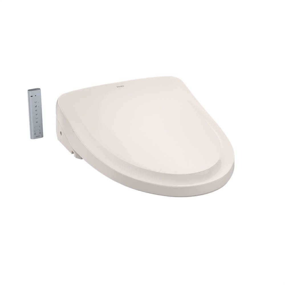 Picture of Toto SW3054-12 Washlet S550E Elongated Bidet Toilet Seat with Auto Open & Close Classic Lid&#44; Sedona Beige