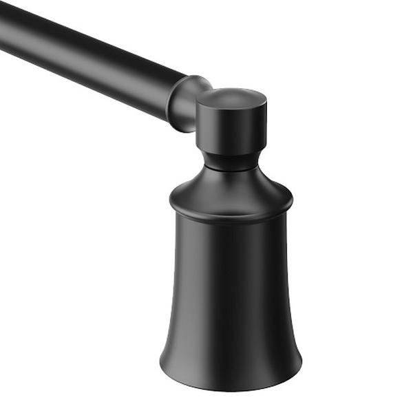 YB2124BL 24 in. Dartmoor Matte Black Towel Bar