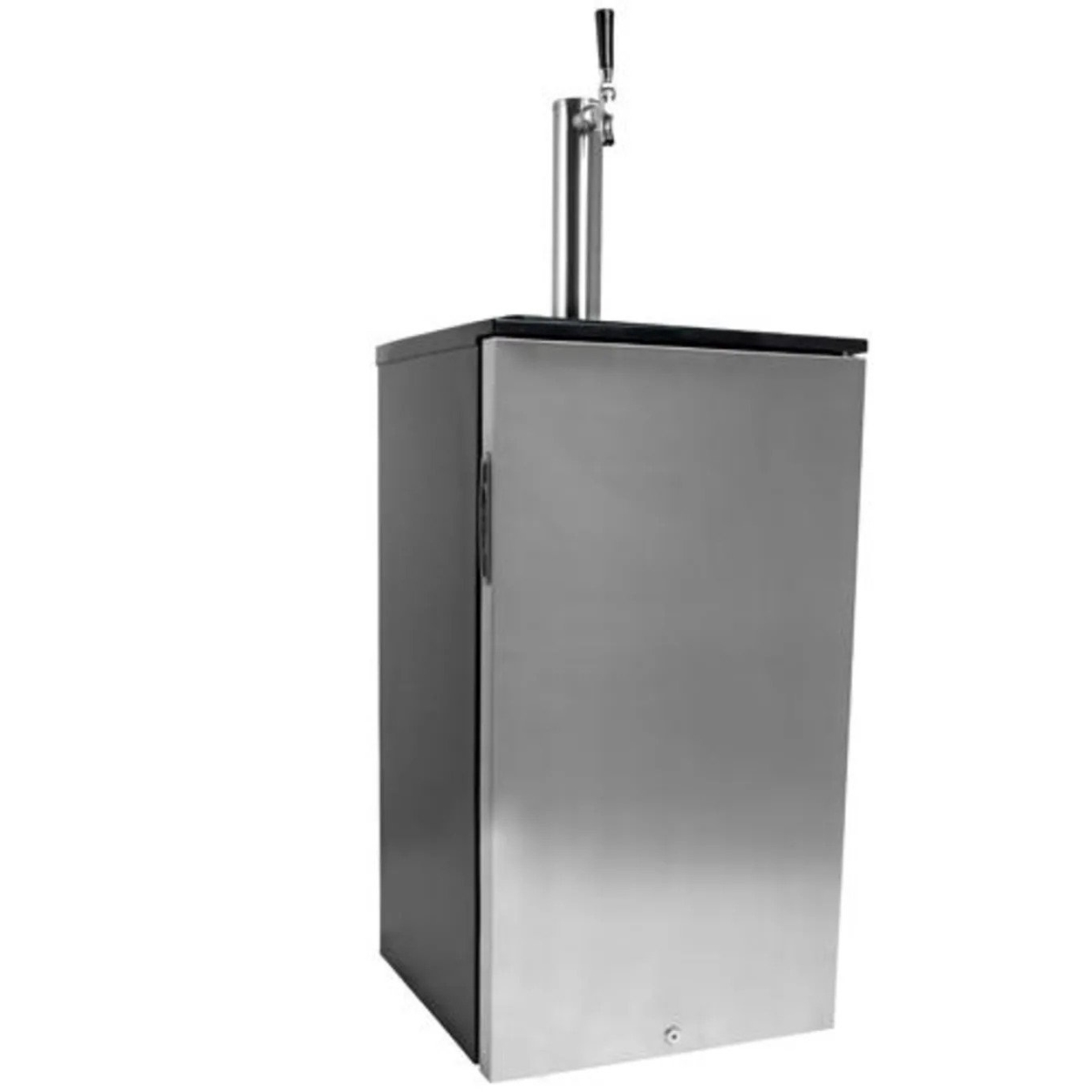 Picture of EdgeStar KC1000SS 18 in. Craft Brew Gang Kegerator, Stainless Steel - Right Hand