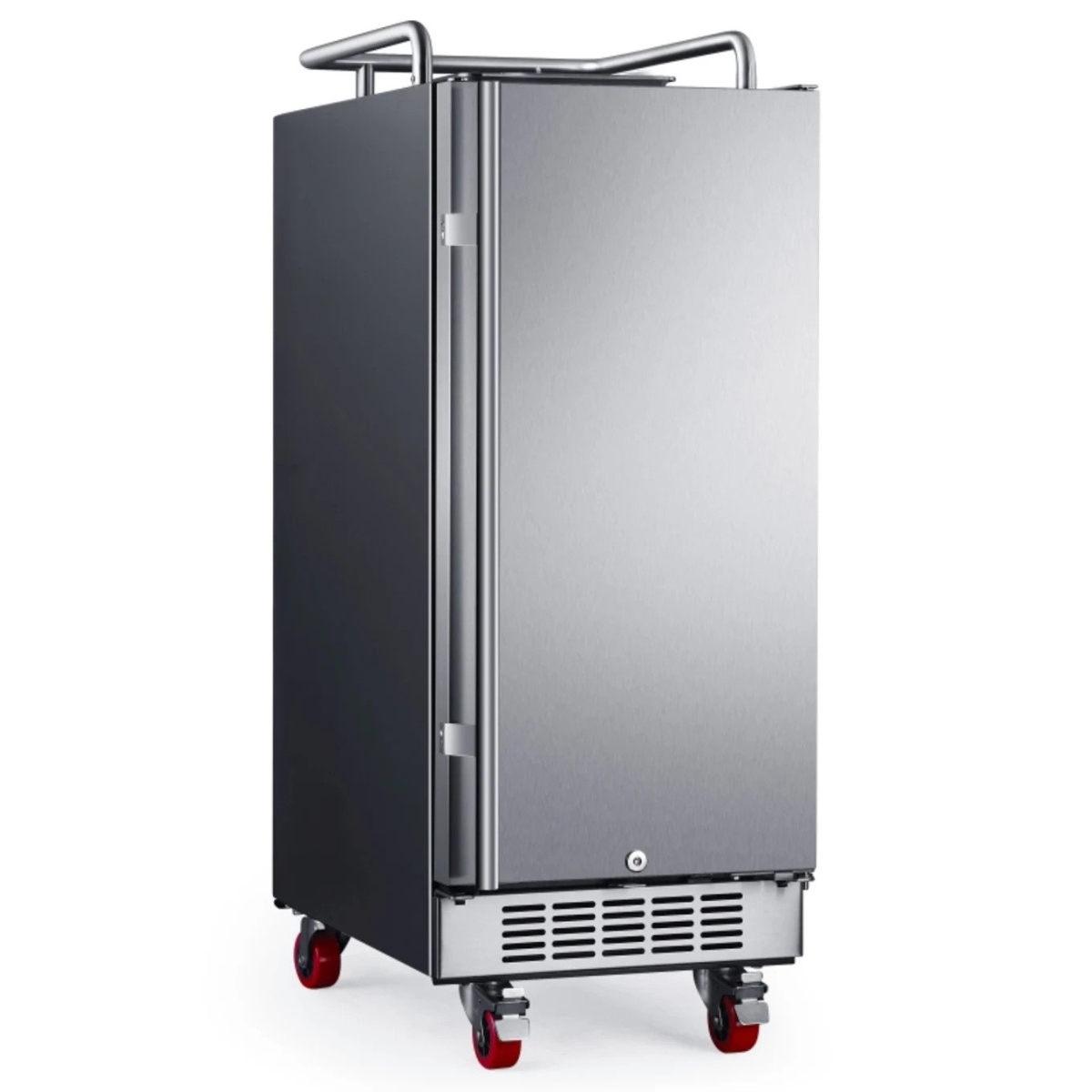 Picture of EdgeStar BR1500SS 15 in. Wide Kegerator Conversion Refrigerator with Forced Air Refrigeration, Stainless Steel