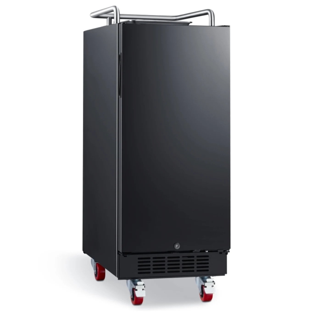 Picture of EdgeStar BR1500BL 15 in. Wide Kegerator Conversion Refrigerator with Forced Air Refrigeration, Black