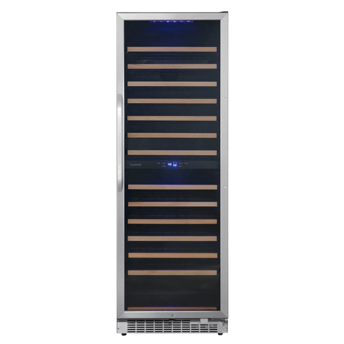 CWR1552DZ 24 in. Wide 141 Bottle Capacity Built-in or Free Standing Dual Zone Wine Cooler with Interior Lighting, Stainless Steel -  EdgeStar