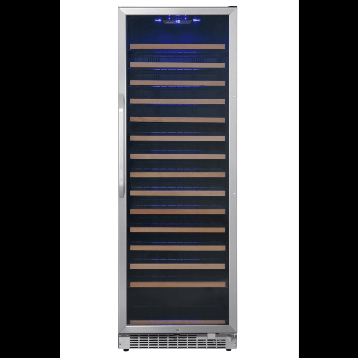 CWR1662SZ 24 in. Wide 151 Bottle Capacity Built-in or Free Standing Single Zone Wine Cooler with Even Cooling Technology, Stainless Steel -  EdgeStar