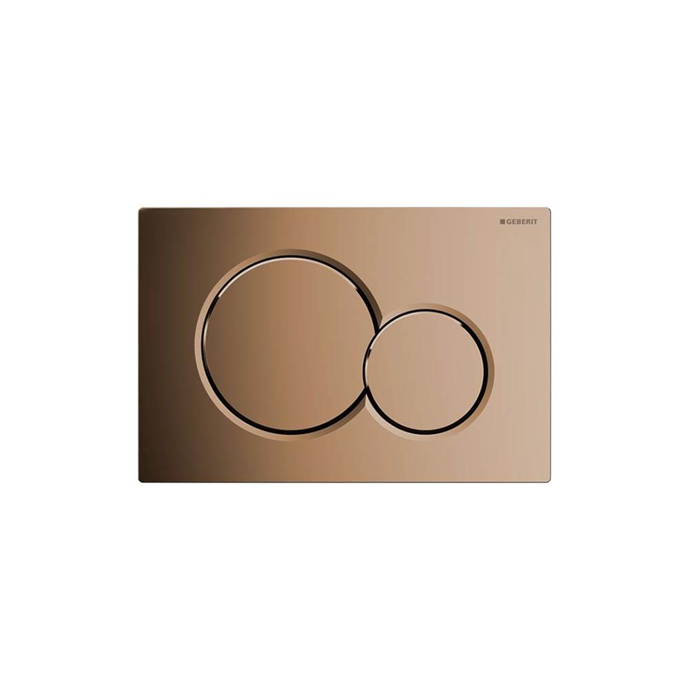 115.770.DT.5 1.6 & 1.28 GPF Actuator Plate for Sigma 01 - Brass Galvanized