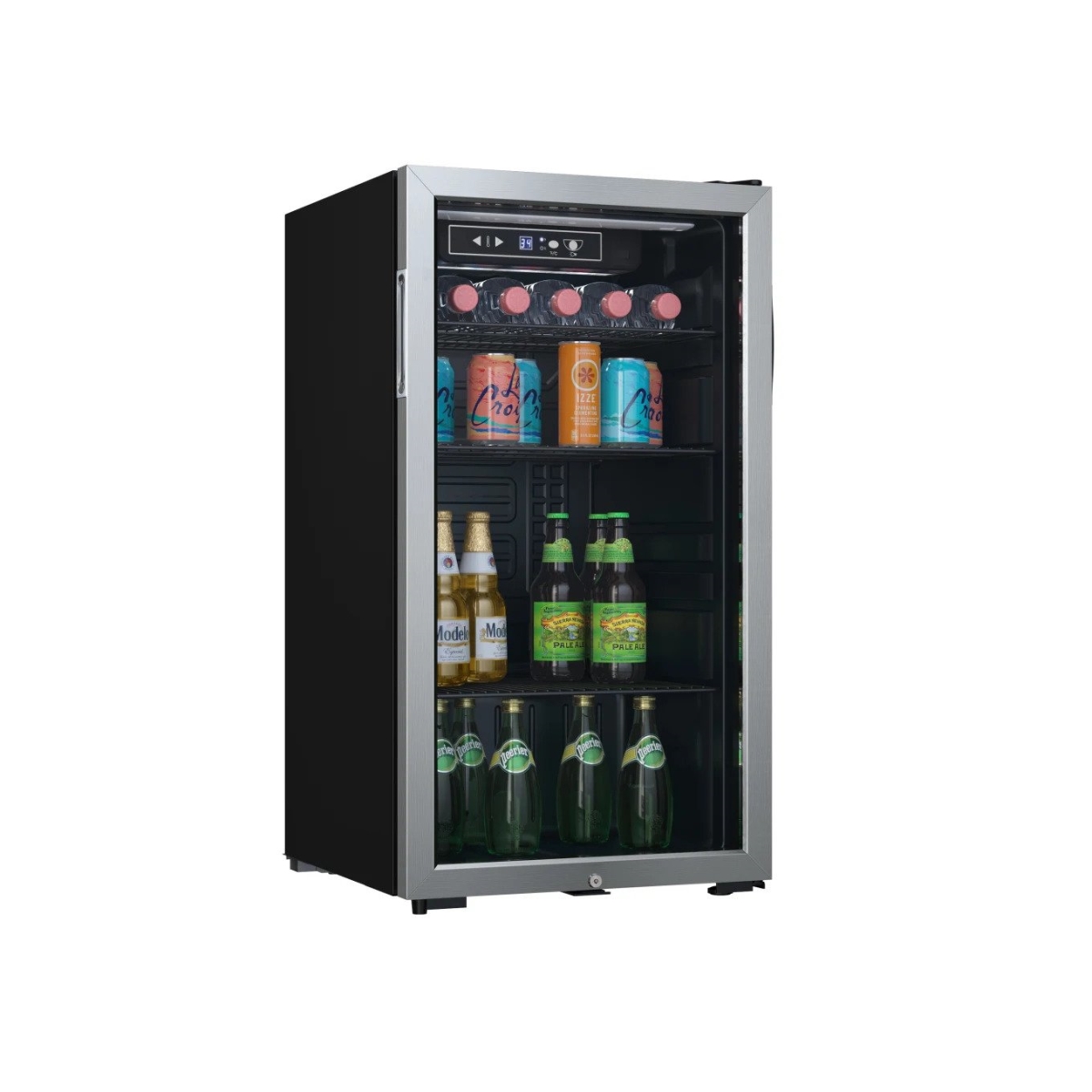 Picture of EdgeStar BWC121SSLT 18 in. Wide 80 Can Capacity Ultra Low Temp Beverage Center, Stainless Steel