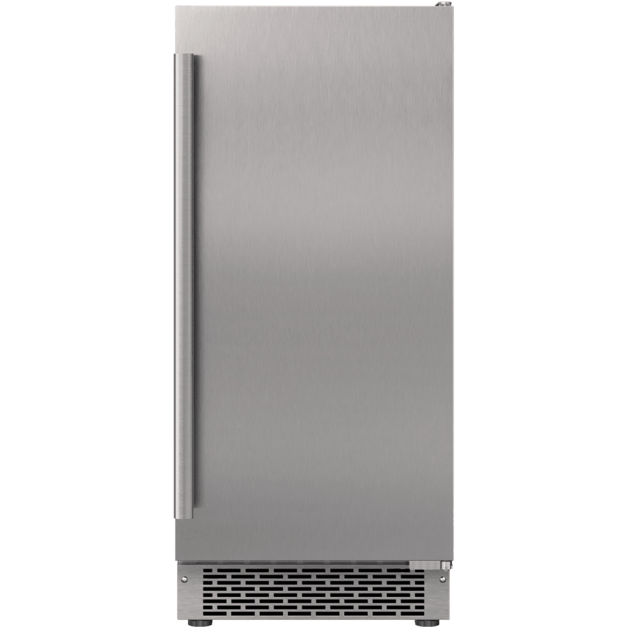 Picture of Avallon AIMG151PSSIRH 15 in. Wide 26 lbs Built-in & Free Standing Ice Maker with 56 lbs Daily Ice Production & Factory Installed Pump&#44; Stainless Steel - Right Hinged