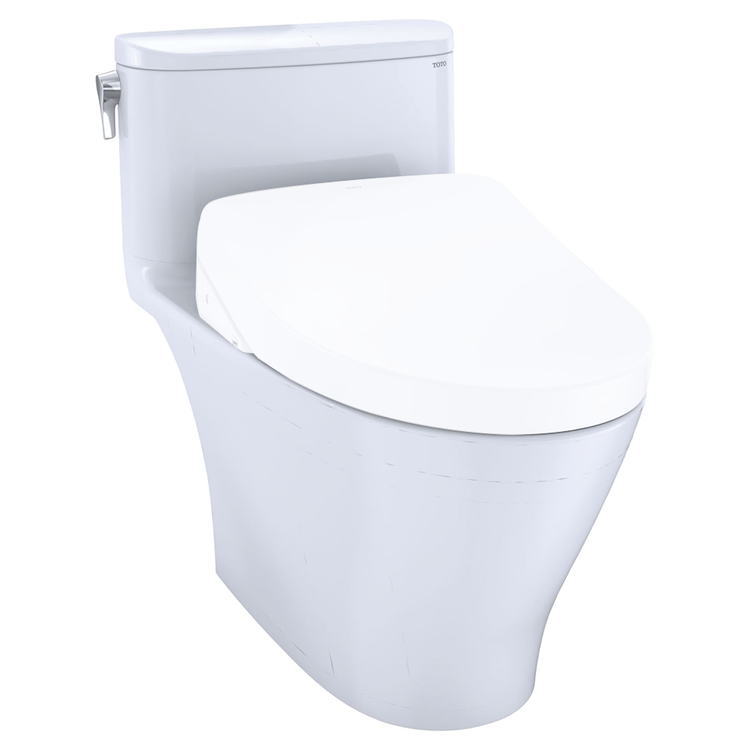 CST642CEFGAT40-01 Nexus Elongated 1.28 GPF Washlet & Auto Flush Ready Universal Height Toilet with Cefiontect, Cotton White -  ProComfort, PR3241541